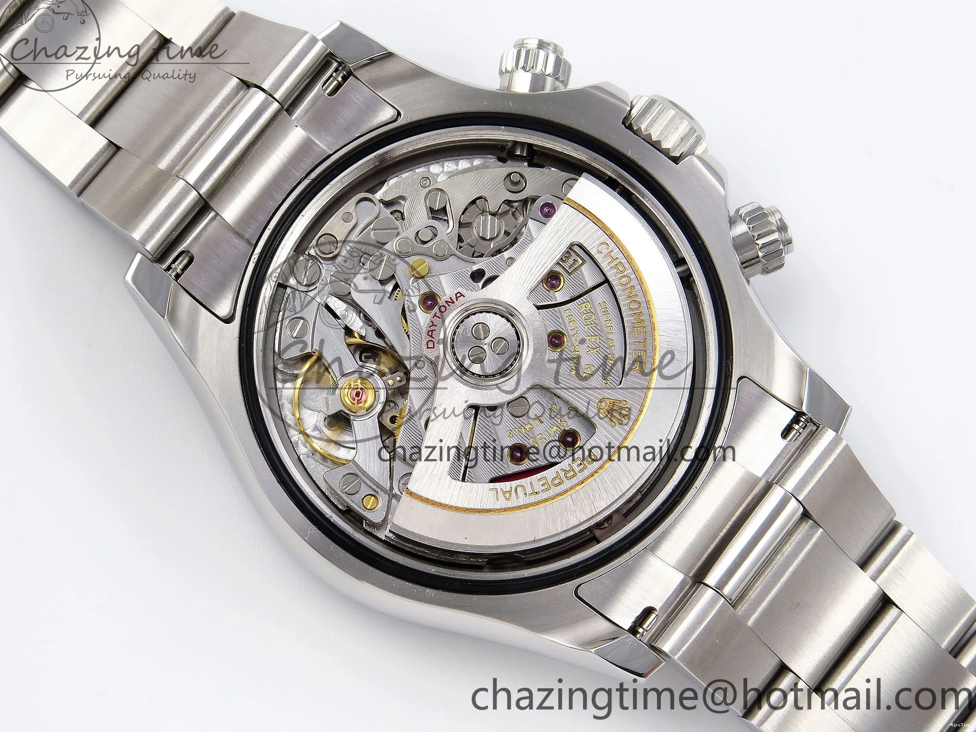 MiroTime 0422 Daytona 126500 QF 1:1 Best Edition 904L Steel Black Dial on SS Braclet SH4131 V ZeroBulk 1296